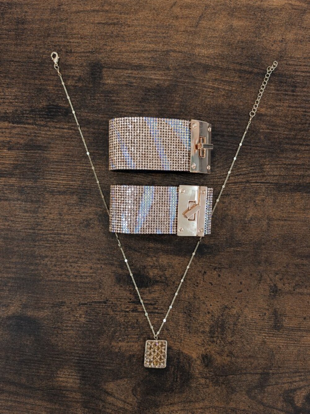 Arm Cuffs + Necklace Set